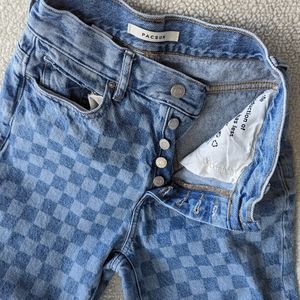 PacSun checkered denim jeans, size 24